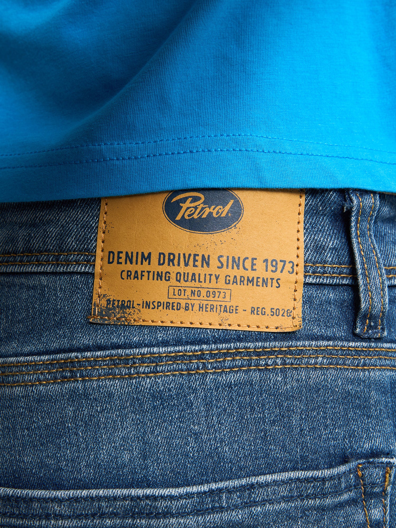Vintage blue